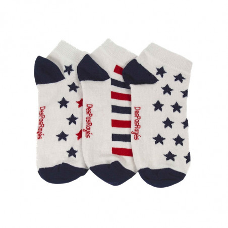 Socquettes Etoiles Bleues Socquettes Etoiles Bleues